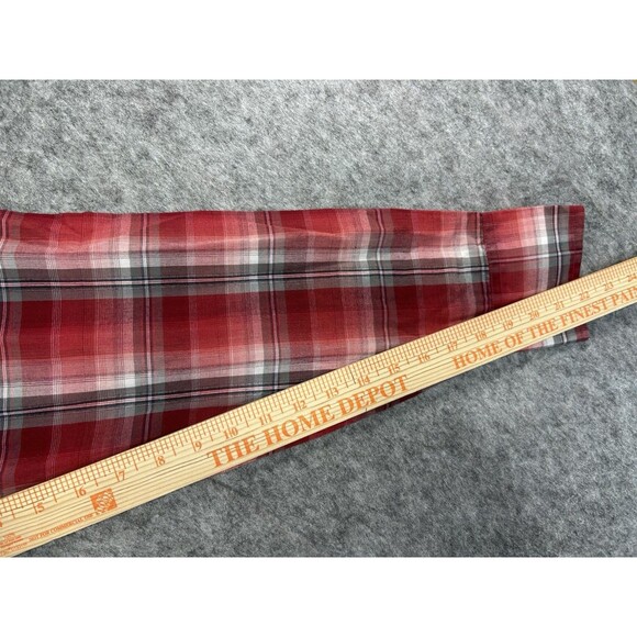 Plains Western Wear Pearl Snap Shirt Men's XL Red Cowboy Rodeo Rockabilly - Picture 9 of 10